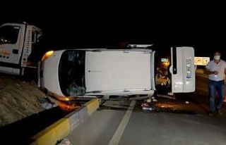 Burdur’da çekici ile tır çarpıştı: 5 yaralı