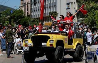 Bursa’da 19 Mayıs törenlerine motosiklet korteji...