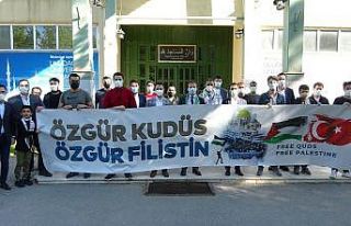 Bursa’da eğitim gören Filistinli öğrenciler...