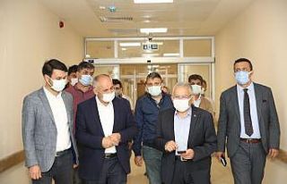 Büyükkılıç Yahyalı Devlet Hastanesi’nde incelemelerde...