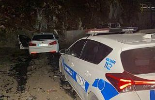 Çalınan lüks otomobil, 140 kilometrelik kovalamaca...