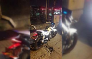 Çalıntı motosiklet petrol istasyonunda bulundu