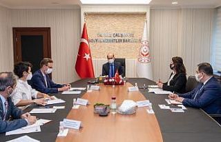 Çalışma ve Sosyal Güvenlik Bakanı Bilgin, Büyükelçi...