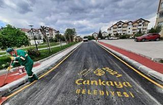 Çankaya Belediyesi asfalt sezonuna hızlı başladı