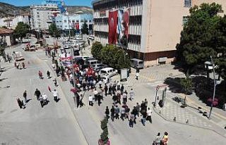 Çankırı’da ’19 Mayıs’ yürüyüşü