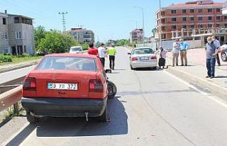 Çarşamba’da trafik kazası: 1 yaralı