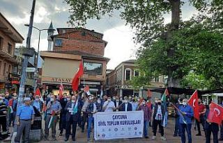 Çaycuma’dan Filistin’e destek