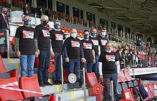 Çaykur Rizespor yönetiminden Filistin’e destek...