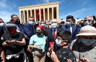 CHP Genel Başkanı Kılıçdaroğlu’ndan Anıtkabir’e...