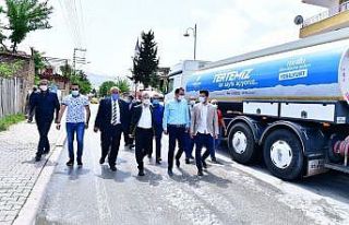Çınar, temizlik hizmetlerini inceledi