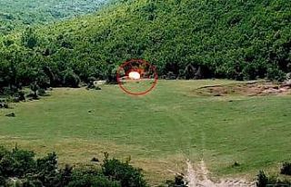 Çobanın bulduğu 60 yıllık patlamamış top mermisi...