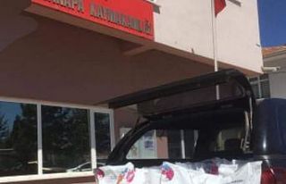 Çocukların evlerine bayram hediyesi gönderildi
