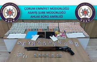 Çorum’da derneğe kumar baskını