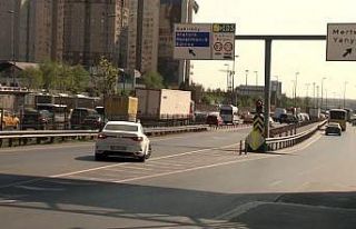 D -100 Karayolu’nda tehlikeli anlar