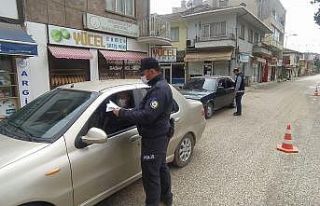 Daday’da polis ekipleri kısıtlama denetimi yapıldı