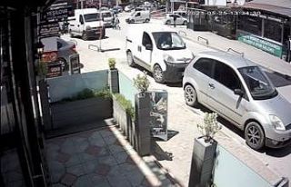 Dehşet veren kaza saniye saniye kamerada