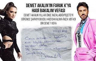 Demet Akalın’dan Faruk K.’ya "Hadi Bakalım"...