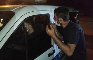 Denetimden kaçan alkollü sürücü polisi çileden...