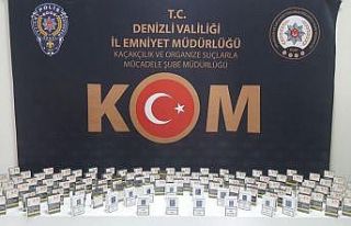 Denizli’de kaçak tütün ürünü satıcılarına...