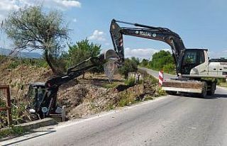 Dereköy Mahallesinde taşkınlara karşı önlem...