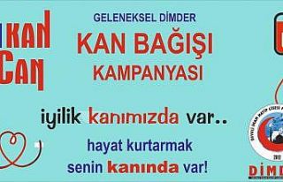 Develi’de kan bağışı kampanyası başlatıldı