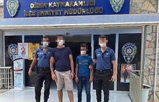 Didim’de çelik kasa hırsızları tutuklandı