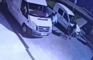 Dikkatsiz bisikletli ölümden döndü