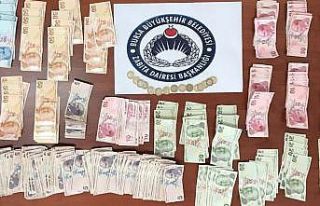 Dilencilerden 6 bin 690 TL çıktı