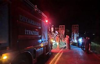 Diyarbakır-Bingöl karayolunda iki tır kafa kafaya...