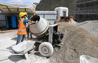 Diyarbakır Surlarındaki restorasyon çalışmaları...