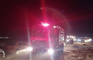 Diyarbakır’da bin 500 dönümlük buğday tarlası...