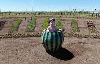 Diyarbakır’da kavşaklara bırakılan maketler...