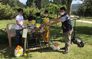 DPÜ lojmanı çocuklarından Filistin’e destek