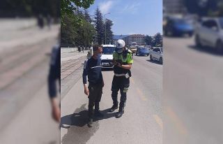 Droneli denetimde 25 sürücüye 17 bin lira ceza