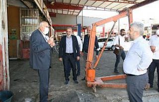 DTSO Başkanı Kaya, Silvan’da sanayi esnafını...