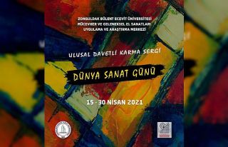 Dünya Sanat Günü ulusal davetli online karma sergisine...