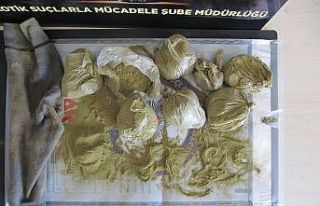 Durdurulan otomobilde uyuşturucu bulundu