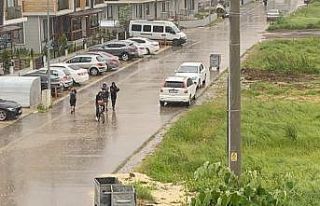 Düzce’de sağanak yağış etkili oldu