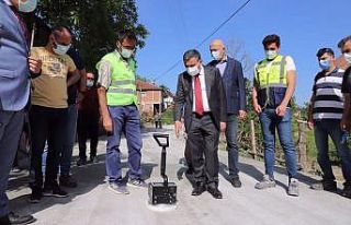Düzce’de yollar beton oluyor