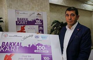 Elazığ’da yerel esnafa “Bakkal Kart” desteği