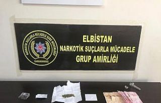 Elbistan’da uyuşturucu operasyonunda 2 kişi tutuklandı