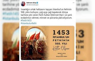 Emniyet Genel Müdürü Aktaş, İstanbul’un fethinin...