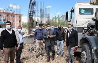 Erciş’te okul ve pansiyon yatırımları devam...