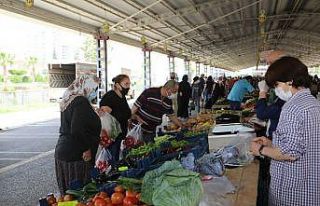 Erdiemli Belediyesi, pazar yerlerini denetledi