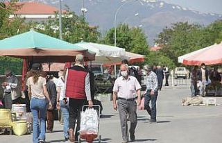 Erzincan’da 3 yerde semt pazarı kuruldu