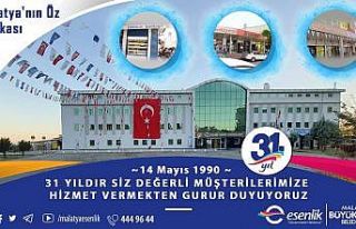 Esenlik 31 yaşın gururunu yaşıyor