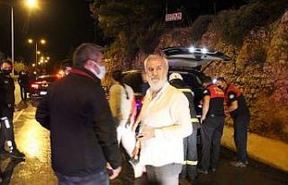 Eski Milletvekili Süleyman Bölünmez alev alev yanan...