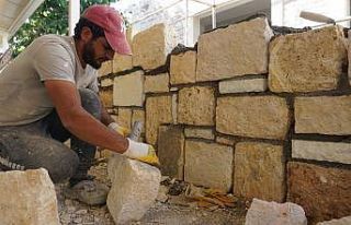 Eski Rum evlerinin mimari yapısından izler taşıyan...