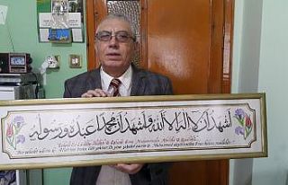 Eskişehirli hattat Ömer Yiğit, pandemi döneminde...