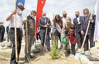 Eskişehirspor’un ilk fidanları dikildi